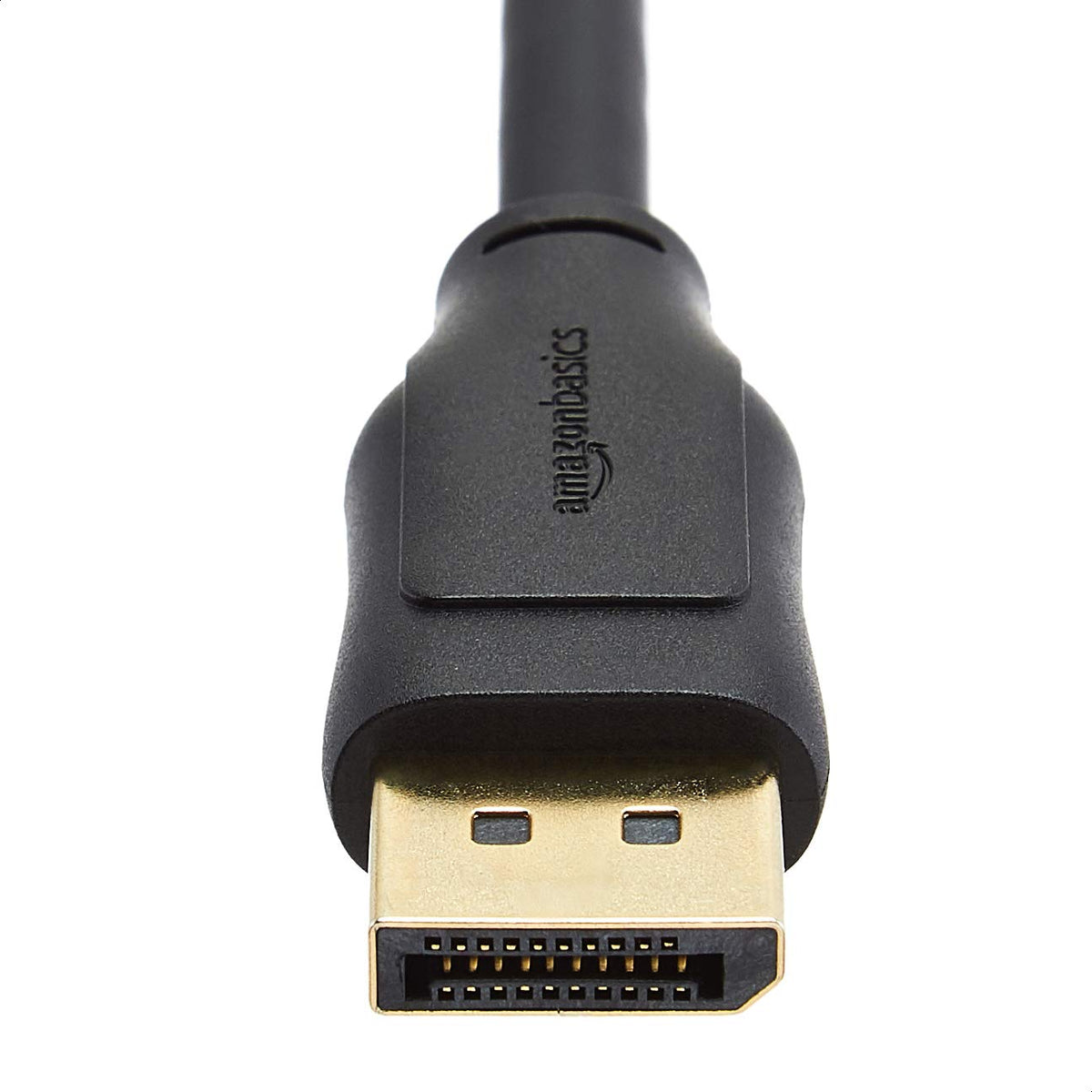 Amazon Basics DisplayPort 1.4 Cable, 32.4Gbps High-Speed, 8K@60Hz, 4K@120Hz, Dynamic HDR and 3D, Gold-Plated Plugs, 1.8 m, Black