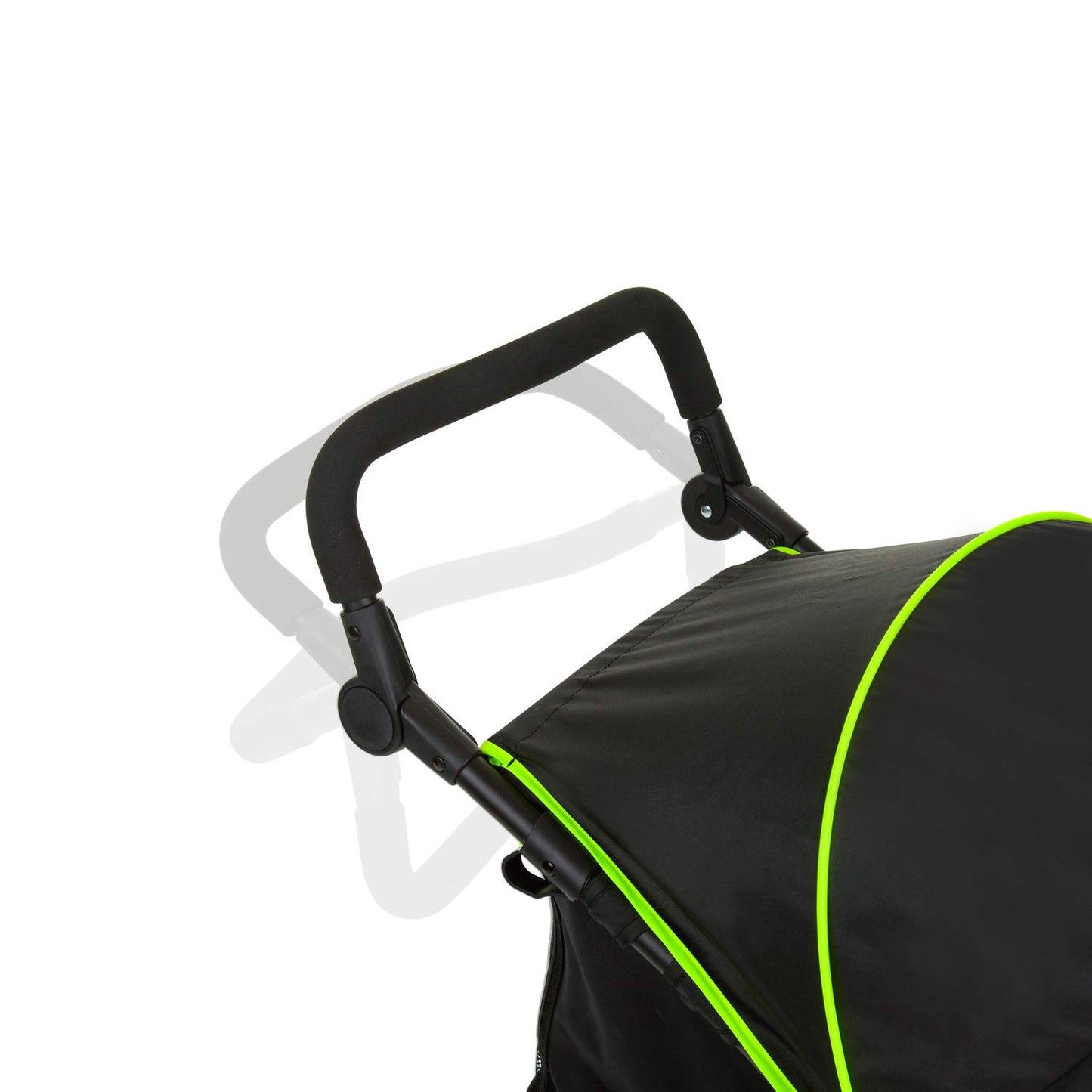 hauck Runner 3, Olive Heavy Duty All-Terrain Stroller with Handbrake, XL Sunshade, Cup Holder, Rain Cover, XL Air Wheels, Reclining Backrest from Birth to 22kg, Handle