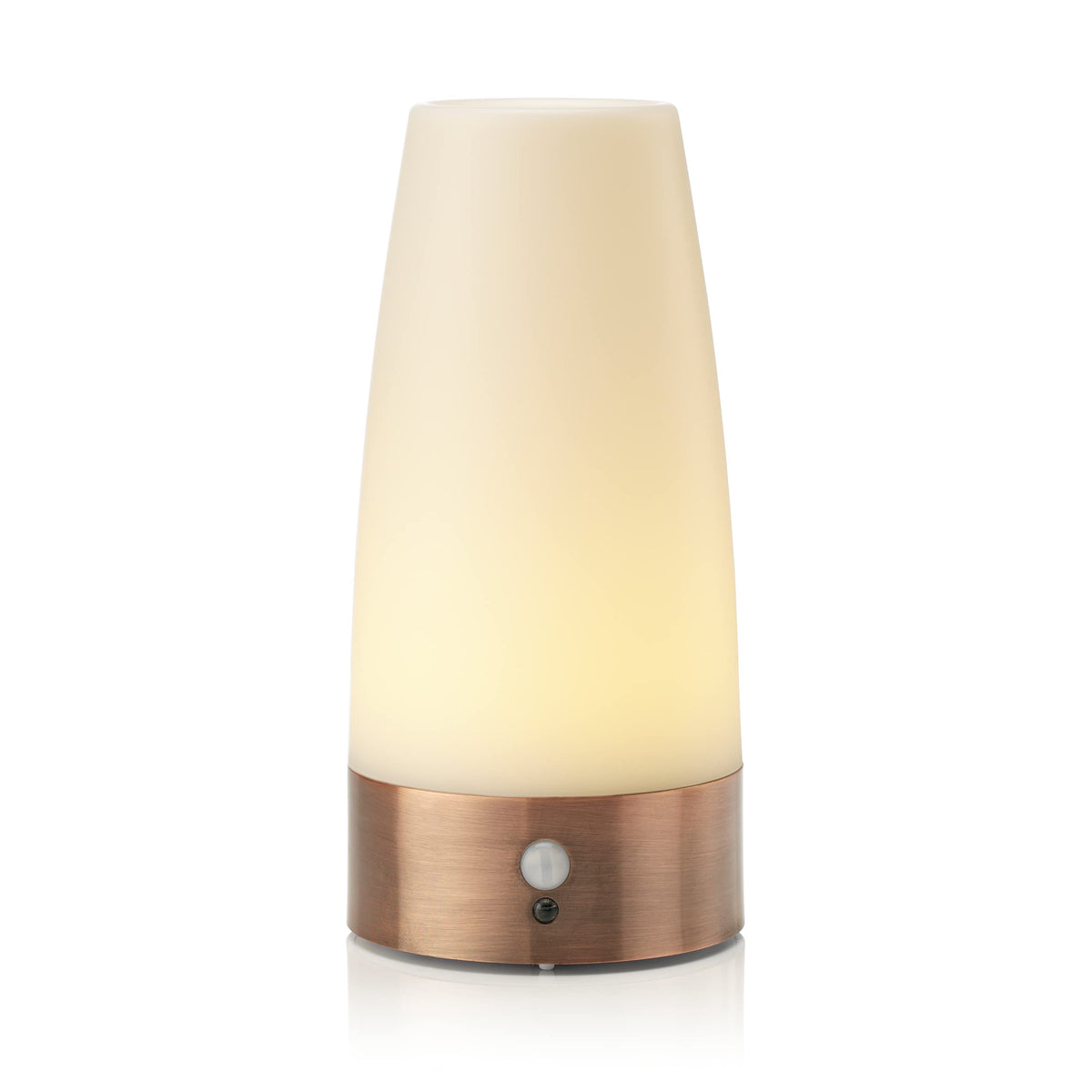 Auraglow Rechargeable Motion Sensor Table Lamp Round, LED Night Glow