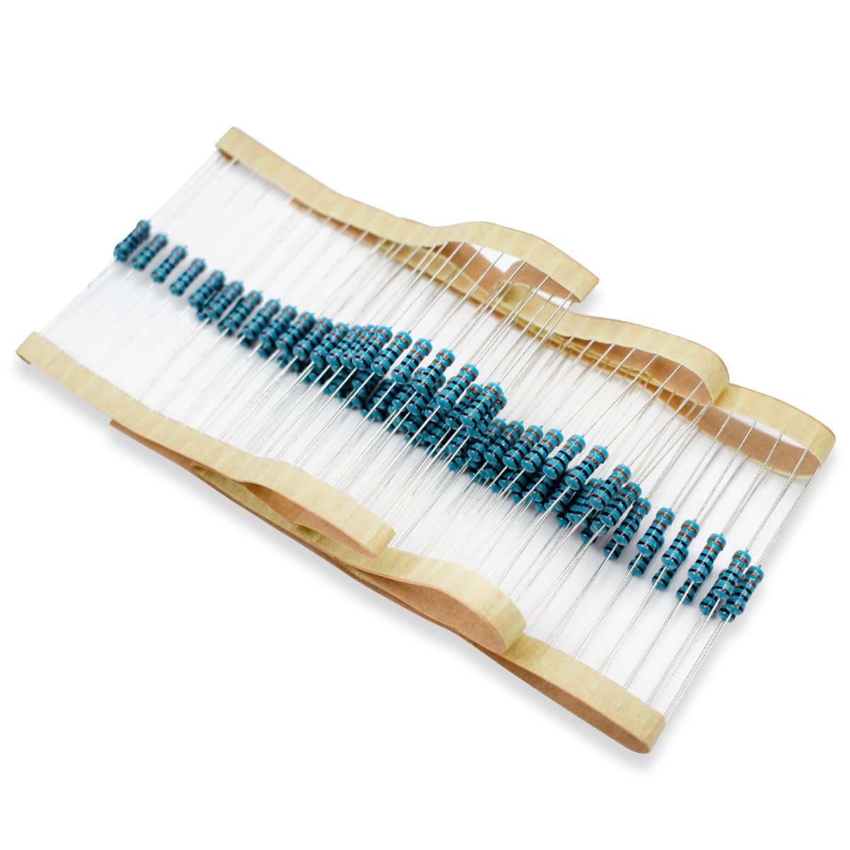 50 Pcs 1W 1% Tolerance 0.1 Ohm Metal Film Resistor Resistance for DIY Project and Experiments