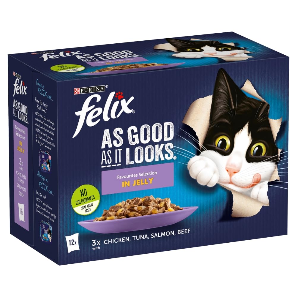 FELIX Doubly Delicious Countryside Selection in Jelly Wet Cat Food 40x85g