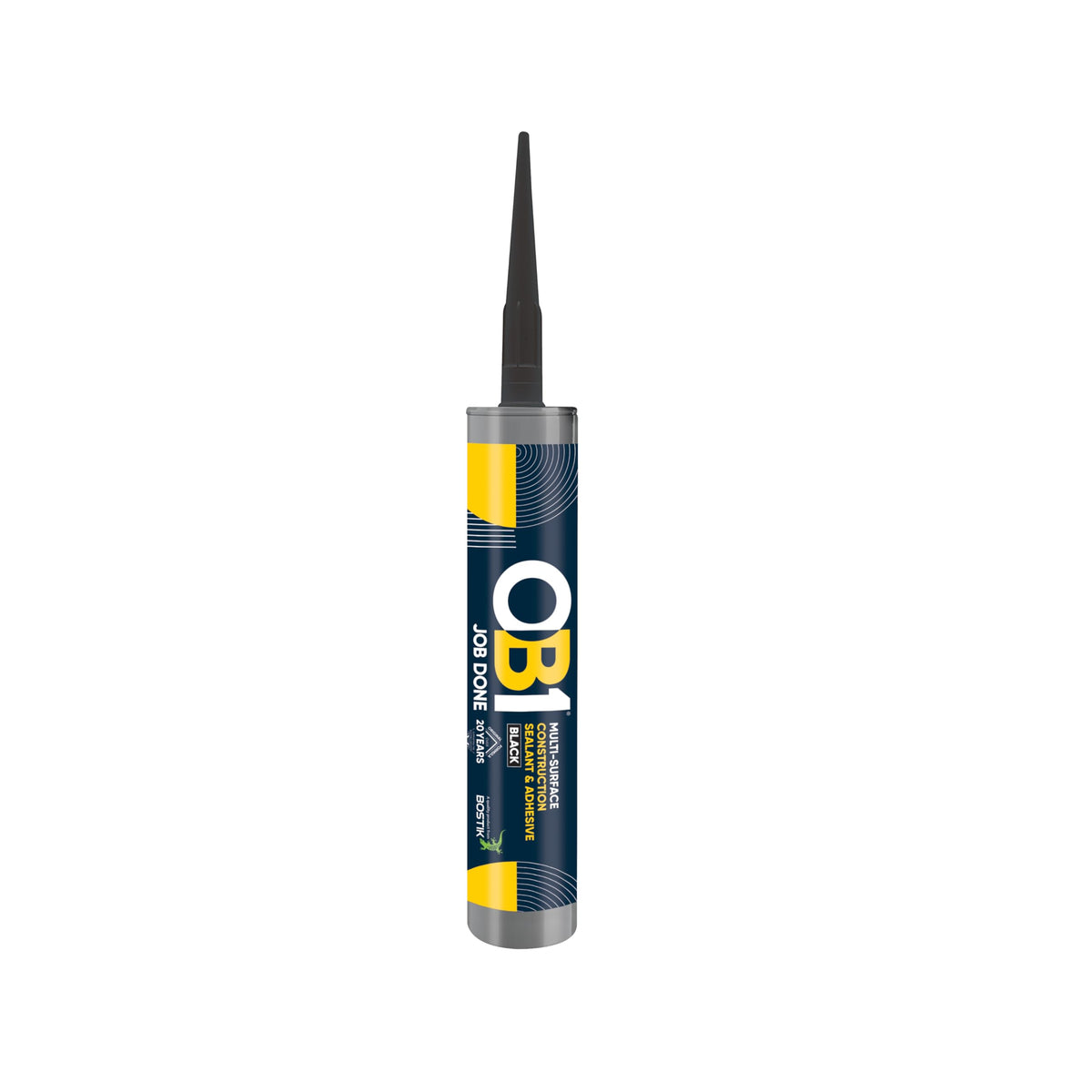 OB1 Clear Multi-Surface Construction Sealant & Adhesive, 290ml 2in1 formula