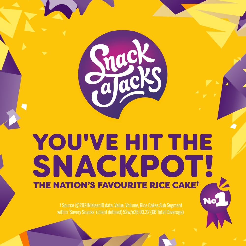 Snack a Jacks Sweet Chilli Multipack Rice Cakes Crisps 5 x 19g