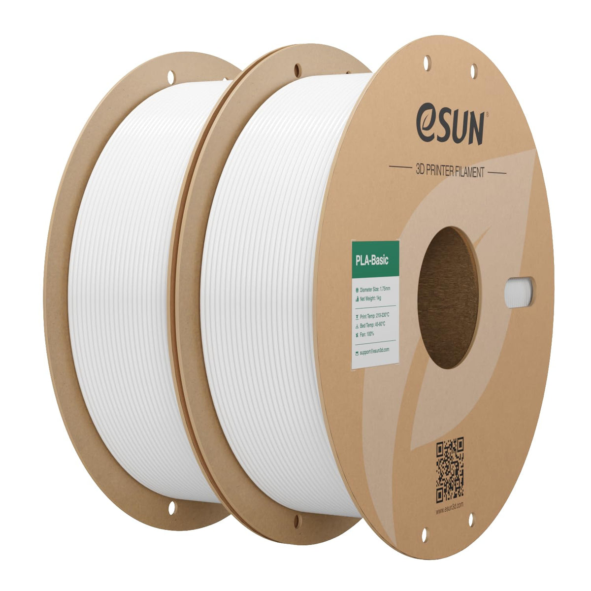 eSUN PLA Filament 1.75mm, PLA Basic Dimensional Accuracy +/- 0.05mm, 1KG Spool (2.2 LBS) Speedy Filament for 3D Printers,Black
