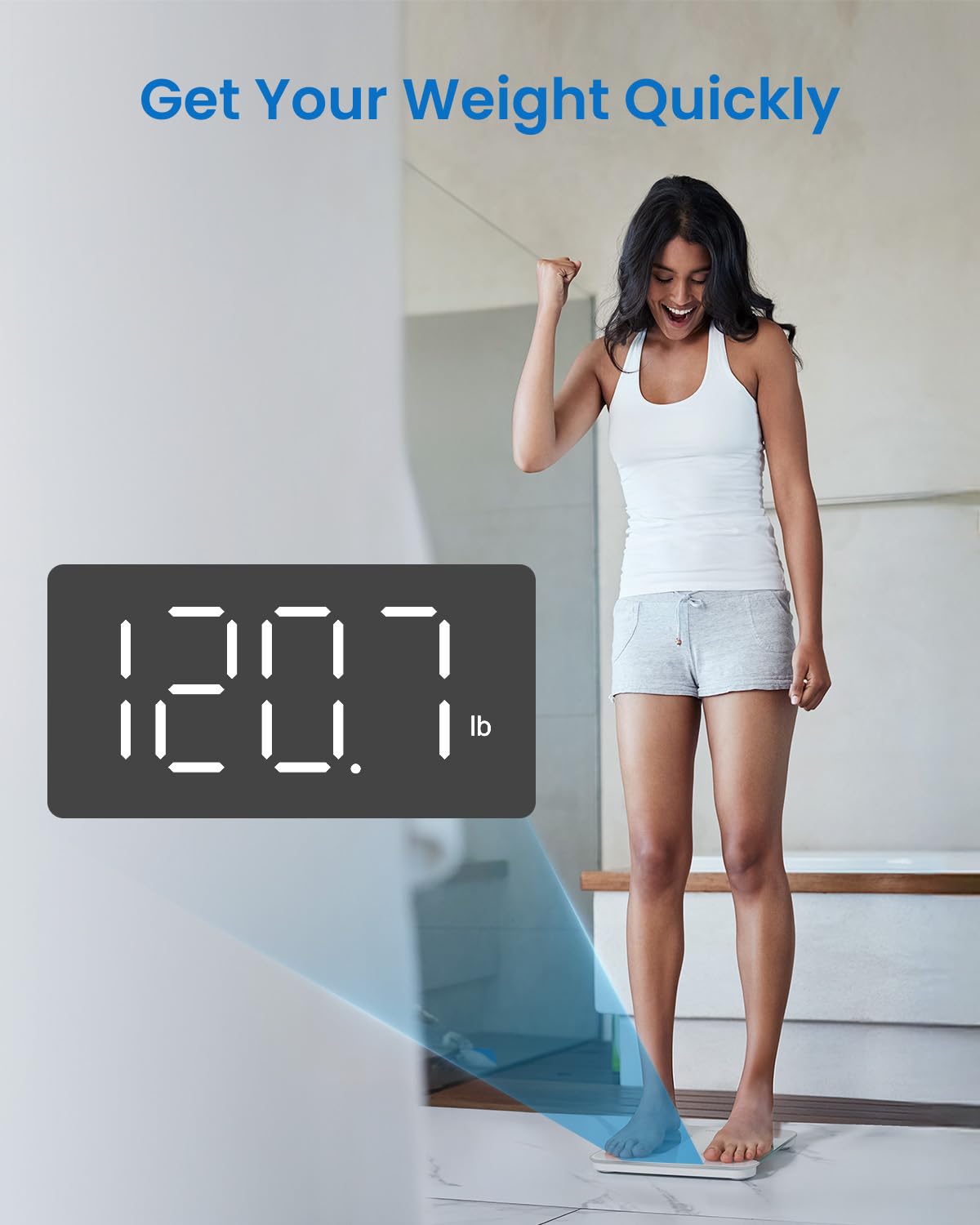 RENPHO Weighing Scales for Body Weight, High Precision, LED Display,Core 1S