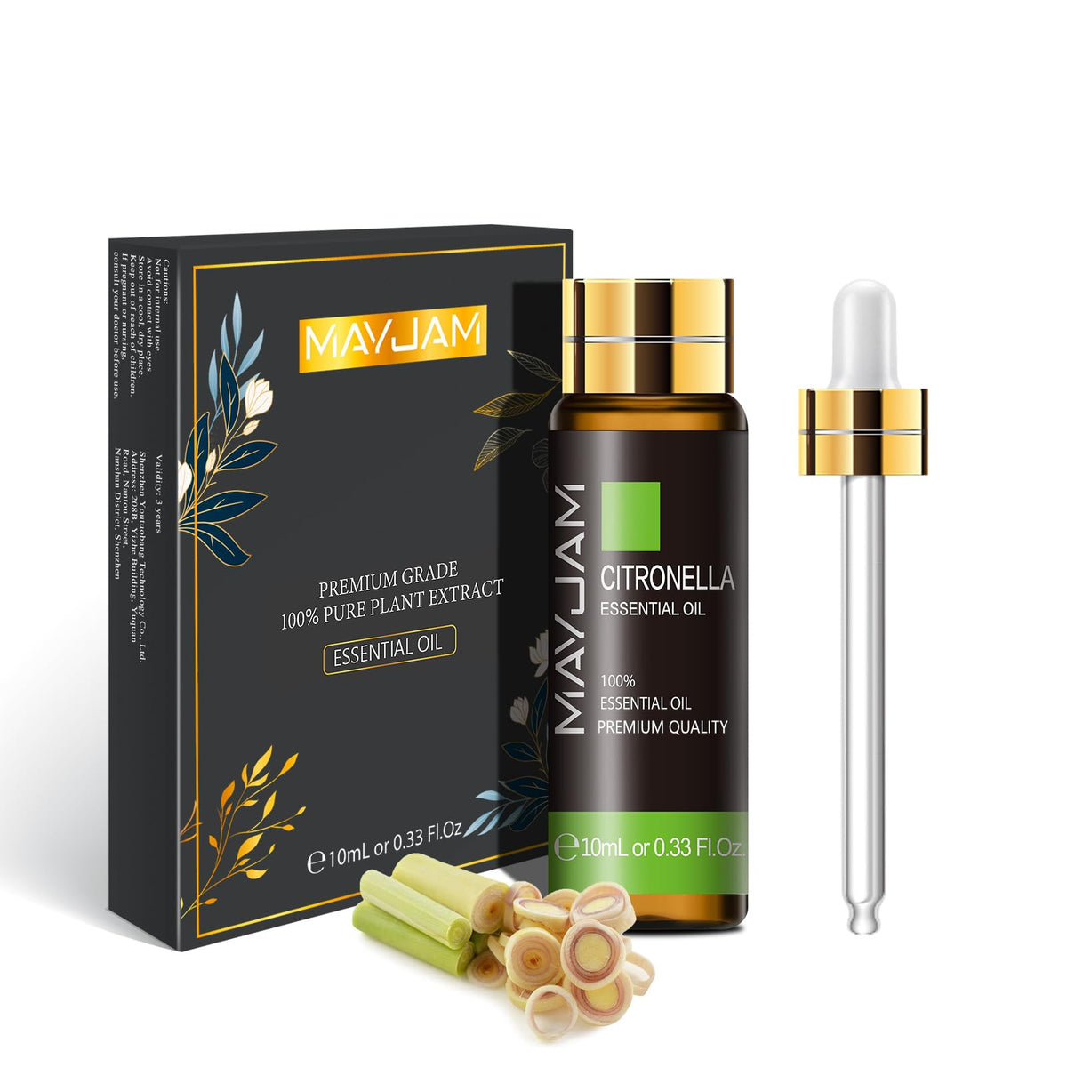 MAYJAM Peppermint Essential Oil 100ML - Premium Diffuser Oil