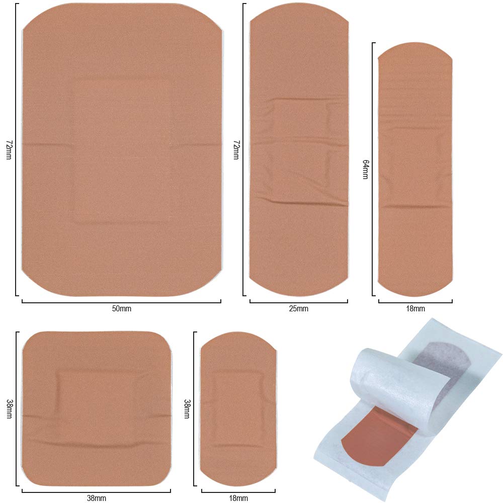 Safety First Aid Group HypaPlast Pink Washproof Plasters, 7.2 x 2.5 cm (Pack of 100)