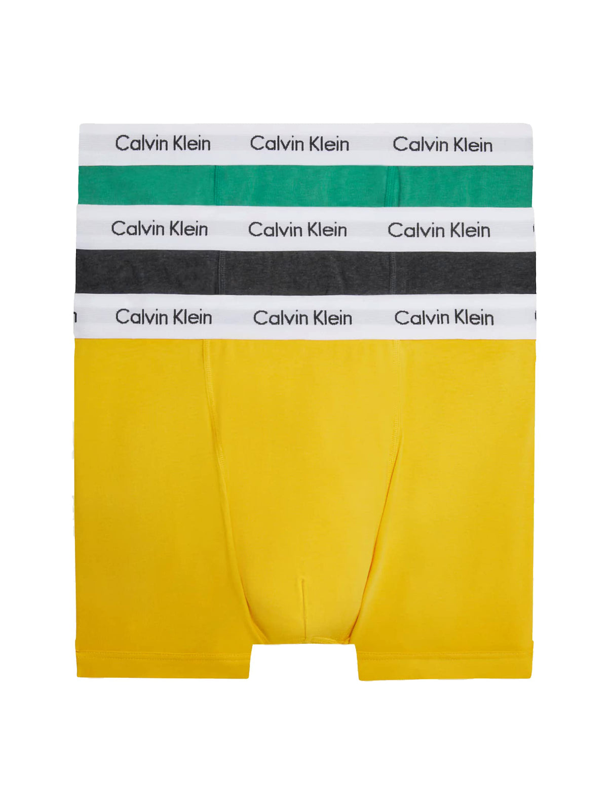 Calvin Klein Men’s 3 Pack Trunks with Logo Waistband