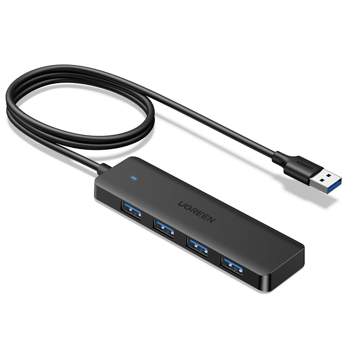 UGREEN USB Hub 3.0, USB Splitter 4 Port Ultra Slim with 5Gbps Data Transfer