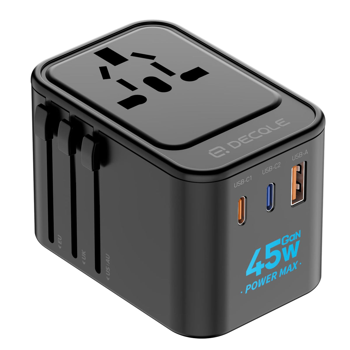 Universal Travel Adapter for International Travel - EU UK US AU JP