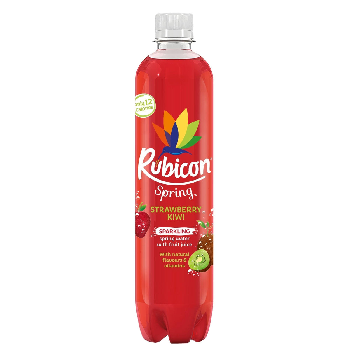 Rubicon Spring Black Cherry Raspberry Flavoured Water, 12 Pack, 330ml Cans