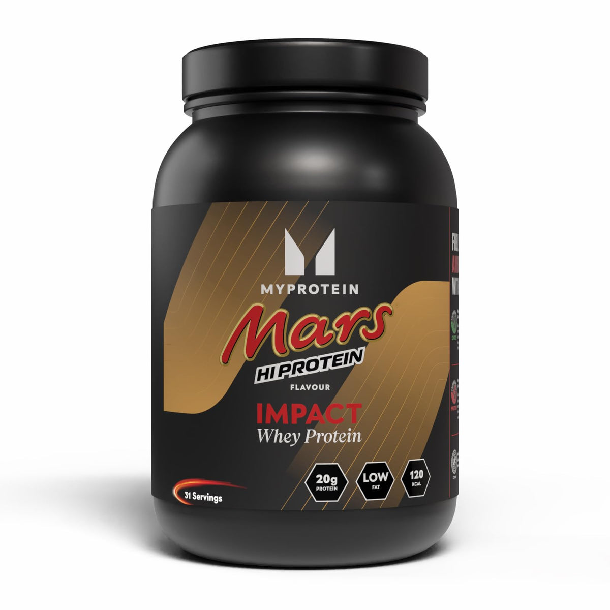 Myprotein Impact Whey Protein Powder | Vanilla - 30 Servings | Up to 23 g Whey Protein Per Serving with BCAAs | Builds Lean Muscle, Speeds Recovery | Low Fat & Carbs | Vegetarian