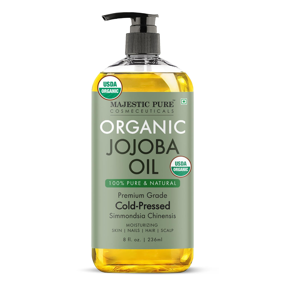 Majestic Pure Vitamin E Oil 100% Pure and Natural Oil - 236 ml
