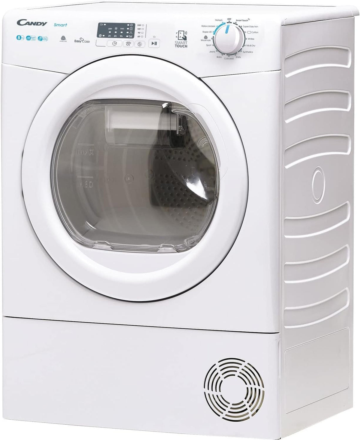 Candy Smart Condenser Tumble Dryer, 8kg, E Class, White