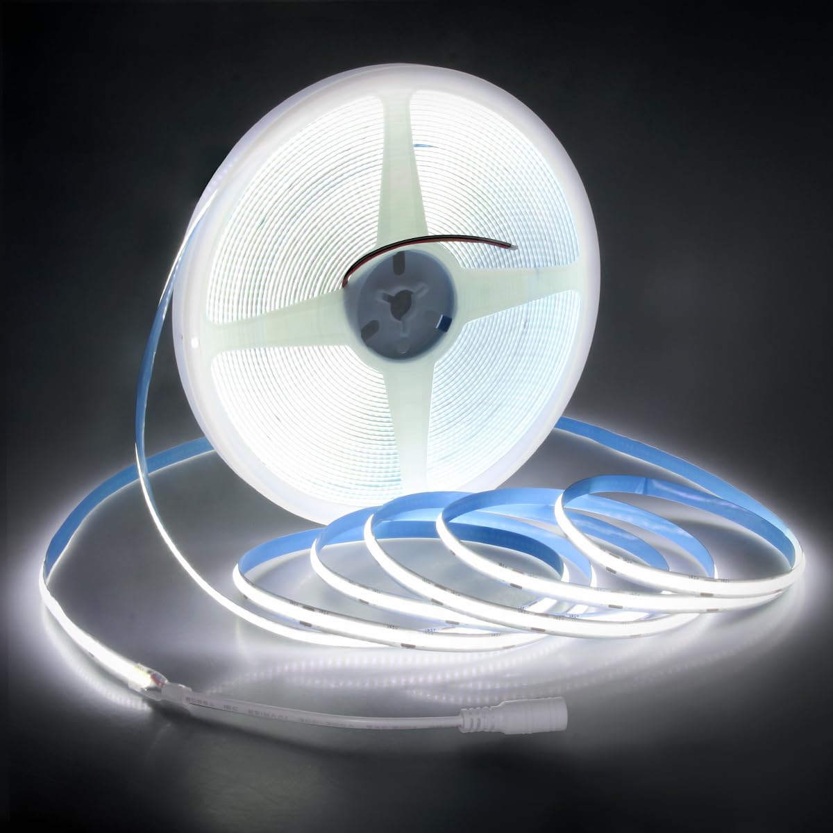 Aclorol 12V Red LED Lights for Bedroom 5M Fleixible COB LED Strip Light
