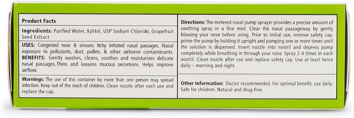 Xlear Natural Nasal Spray with Xylitol, 45 ml (Pack of 1)