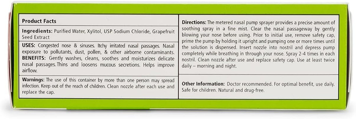 Xlear Natural Nasal Spray with Xylitol, 45 ml (Pack of 1)