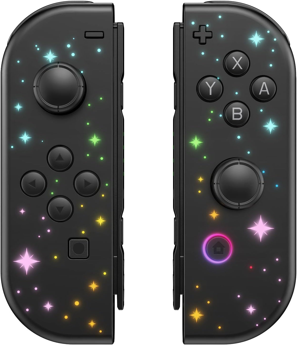 XYCZXIKEC Replacement for Nintendo Switch Controller, Switch Wireless Controllers Compatible with Switch/Lite/OLED, Support Motion Control/Dual Vibration/Wake-up (Black-S)