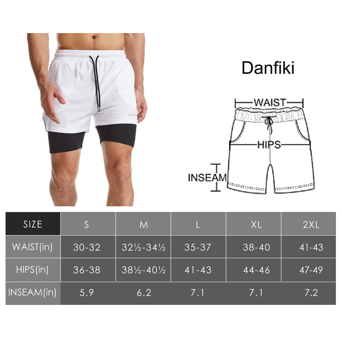 Mens Running Shorts Men's Gym Sports Short 2 in 1 with Phone Pocket Lightweight Quick Drying