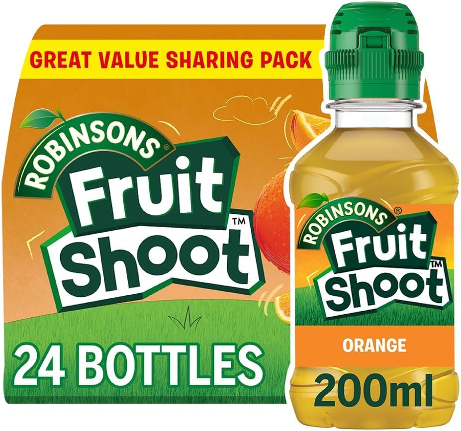 Robinsons Fruit Shoot Orange Kids Juice | 200ml Bottle | 24 pack