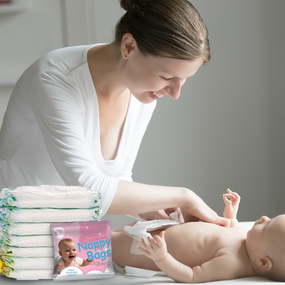 ZYBUX - Jumbo Packs Fragranced Nappy Disposable Bags (4x200) - 800 bags