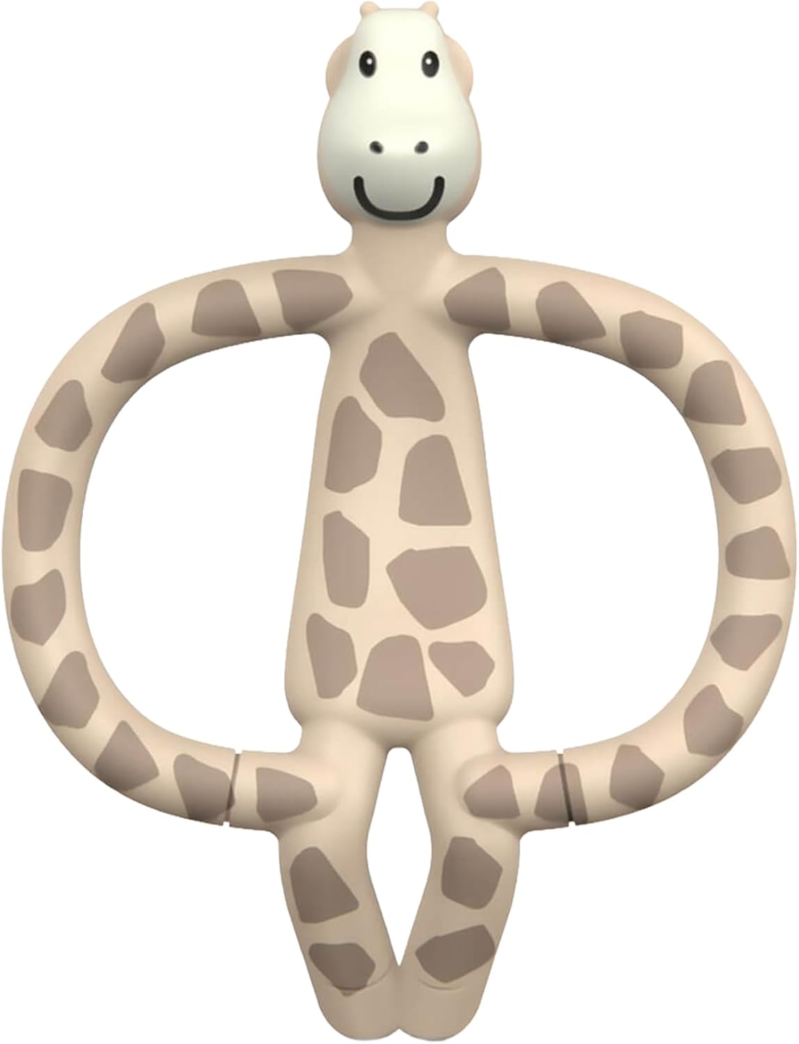 Matchstick Monkey, Antimicrobial Silicone Teether & Gel Applicator, Easy To Grip, BPA Free, 3 Months Old+, 11 cm, Gigi Giraffe, Pack of 1