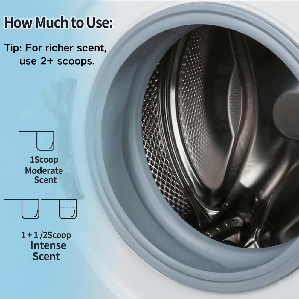 Yass Clean 2 in 1 Laundry Scent Boosters 1800g, New Upgrade In-Wash Scented Perfume Beads with Four Patented Technologies, Long-Lasting Freshness, Keeps Laundry Fresh, Cherry Blossom Fragrance