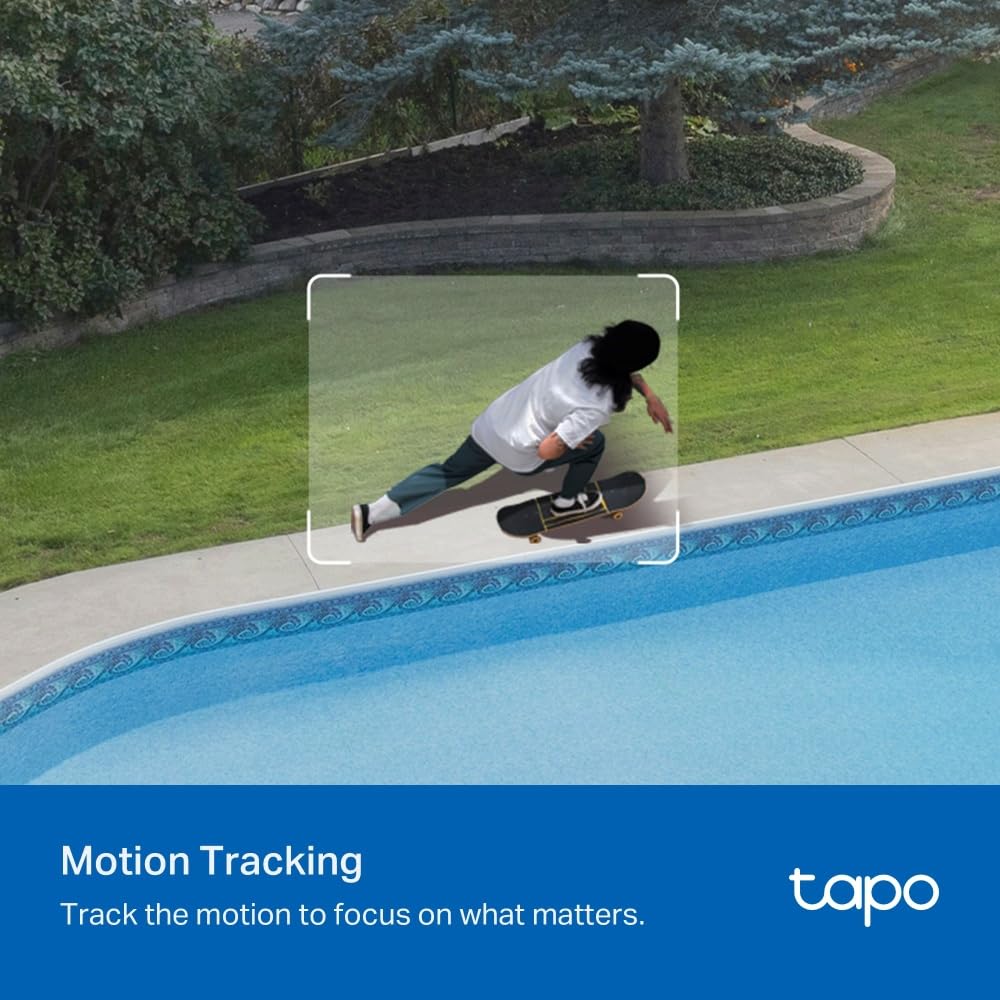Tapo TP-Link C500 Outdoor Wi-Fi Security Camera, 360° FHD 1080P with Night Vision, Two-Way Audio, Cloud Video Recording, Works with Alexa