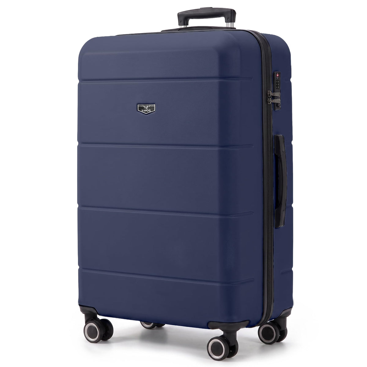 LUGG Jetset 40cm Suitcase 40x30x20cm, Ryanair Compatible Underseat Size, Hard Shell ABS, Spinner with Removable Wheels, Lightweight Travel Luggage, 1 Year Warranty