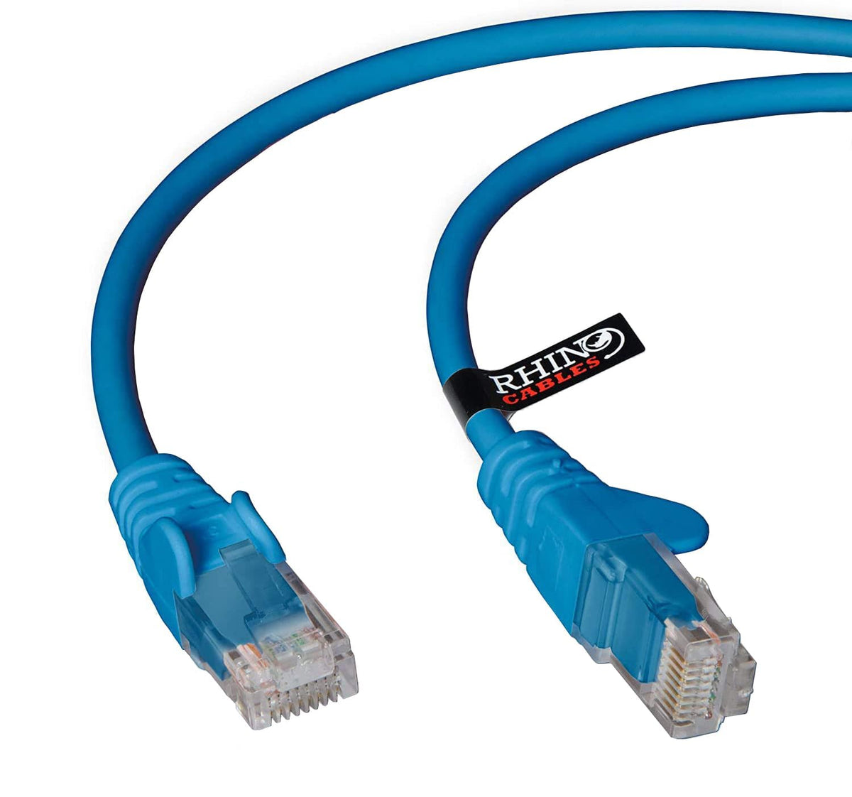 rhinocables CAT 5e Ethernet Cable, RJ45 Network Lead (3m, Black)