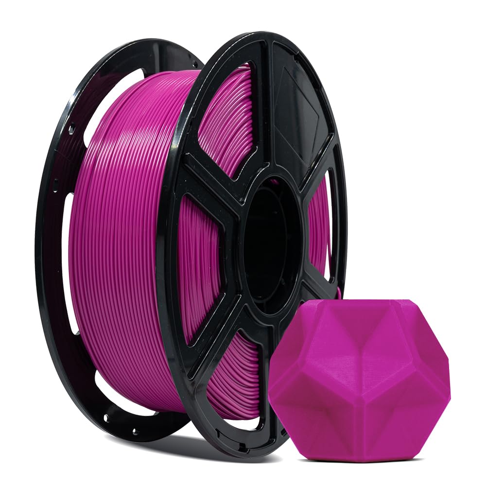 FLASHFORGE 3D Printer Filament, PLA PRO Filament 1.75mm, 1KG Spool (2.2lbs), Dimensional Accuracy +/- 0.02mm for FDM 3D Printers, Better Tenacity & No Knotting (White)