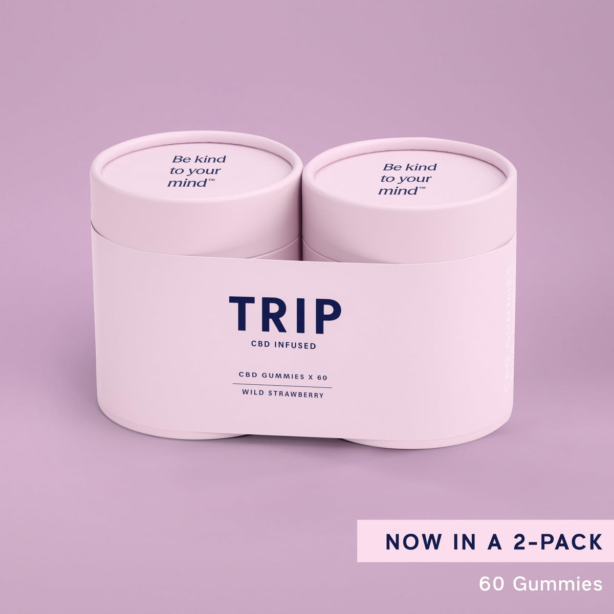 TRIP CBD Infused Gummies, 300mg CBD, High Strength, Wild Strawberry, 30x