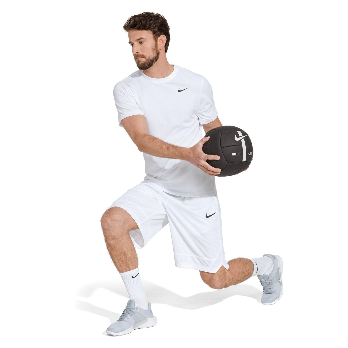 NIKE Men's U Nk Everyday Cush Crew 6pr-bd Socks