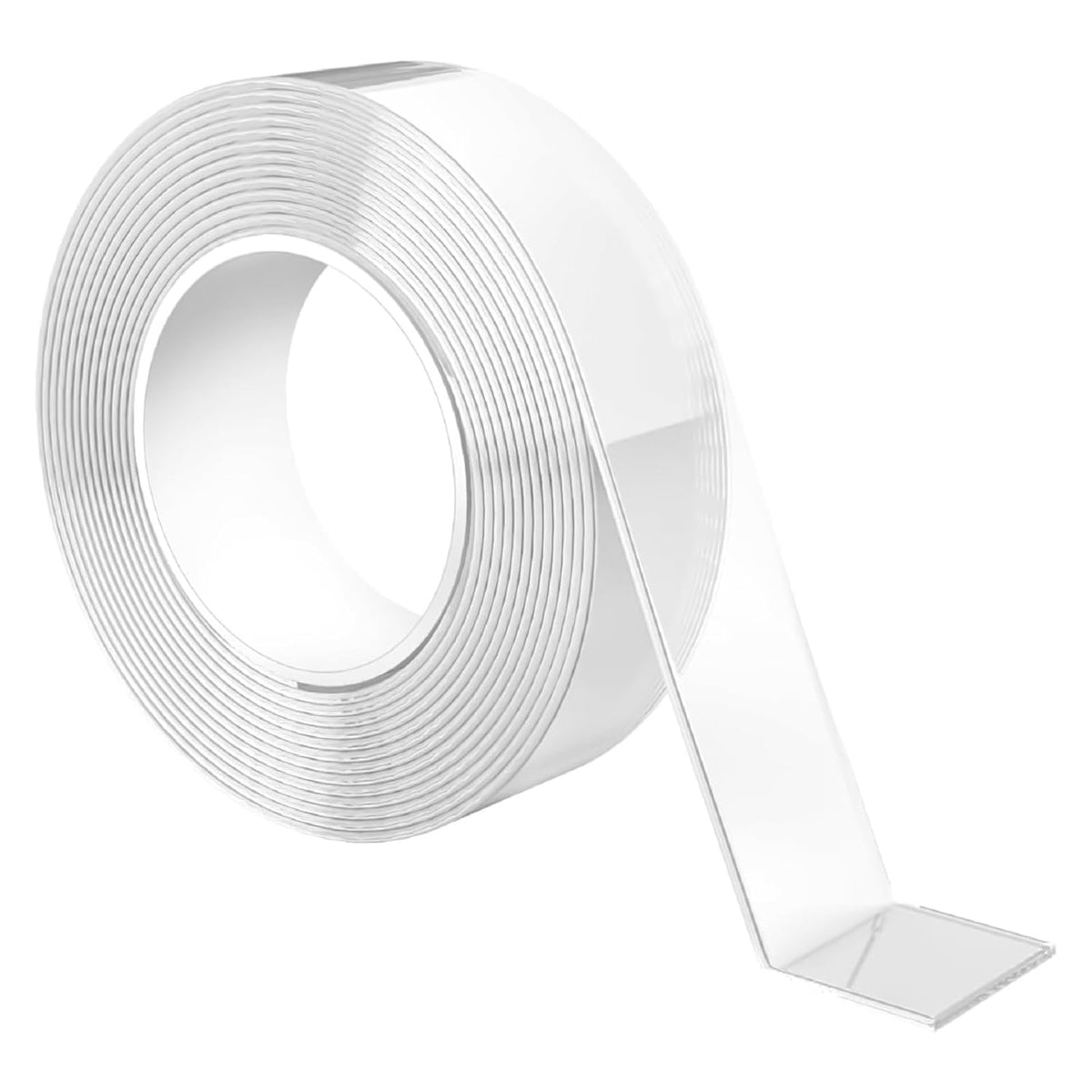 Double Sided Tape Heavy Duty Waterproof,Removable Reusable Multipurpose Clear Adhesive Extra Strong for Carpet Mats/Photos Frames/Craft Wall Mounting (3m*2cm*1mm)