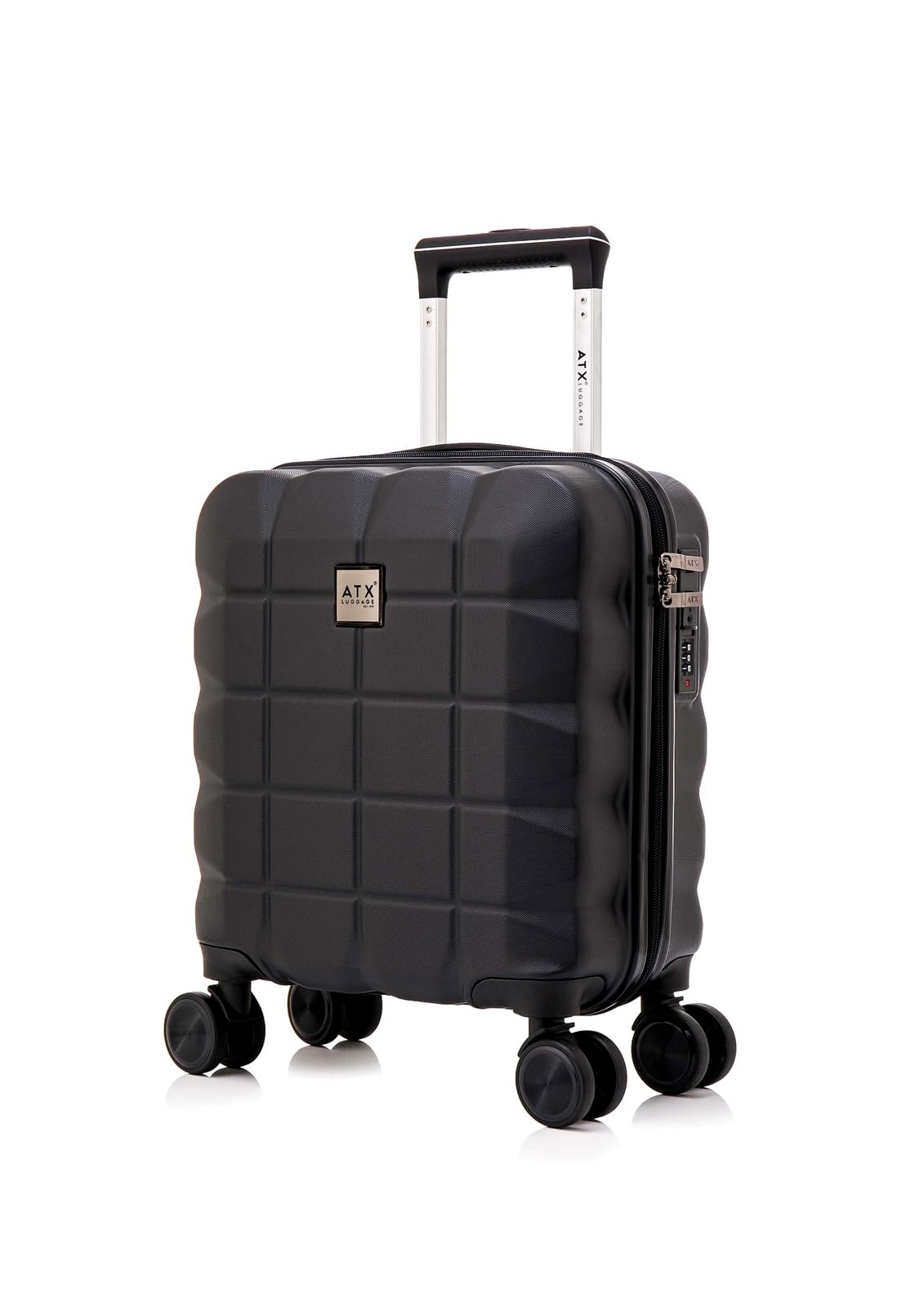 ATX 28 Inch Suitcase Large 110L – Lightweight Hard Shell Checked Luggage, 4 Wheels, TSA Lock, 30KG Capacity, Black
