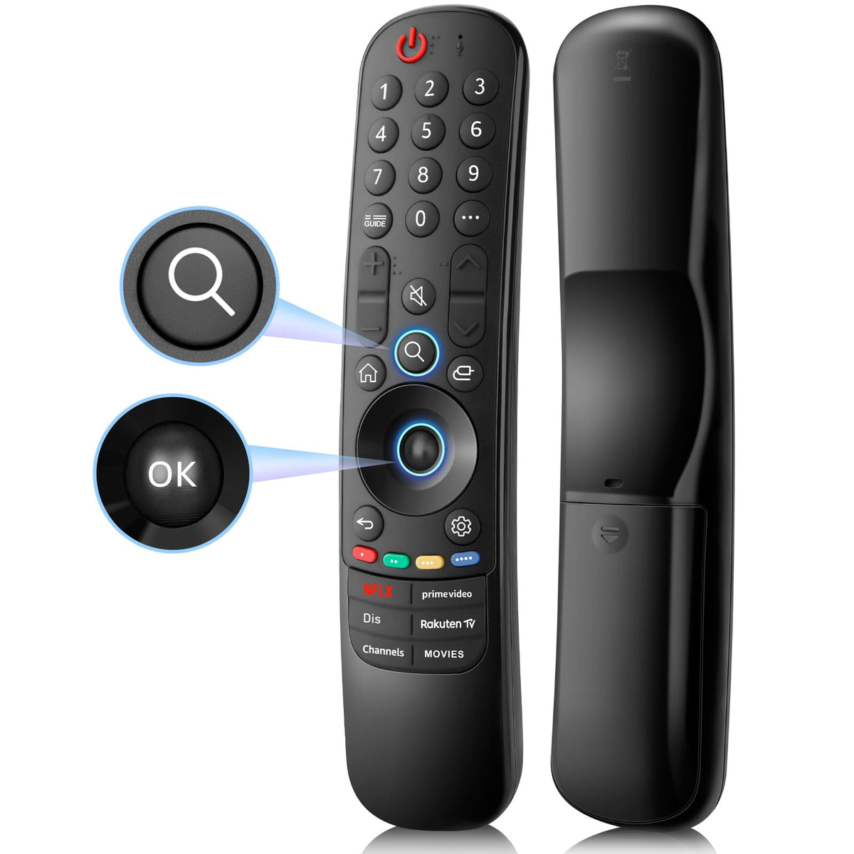 Universal-for-Samsung-Smart-TV-Remote, for Samsung Curved Qled Frame 4K TV