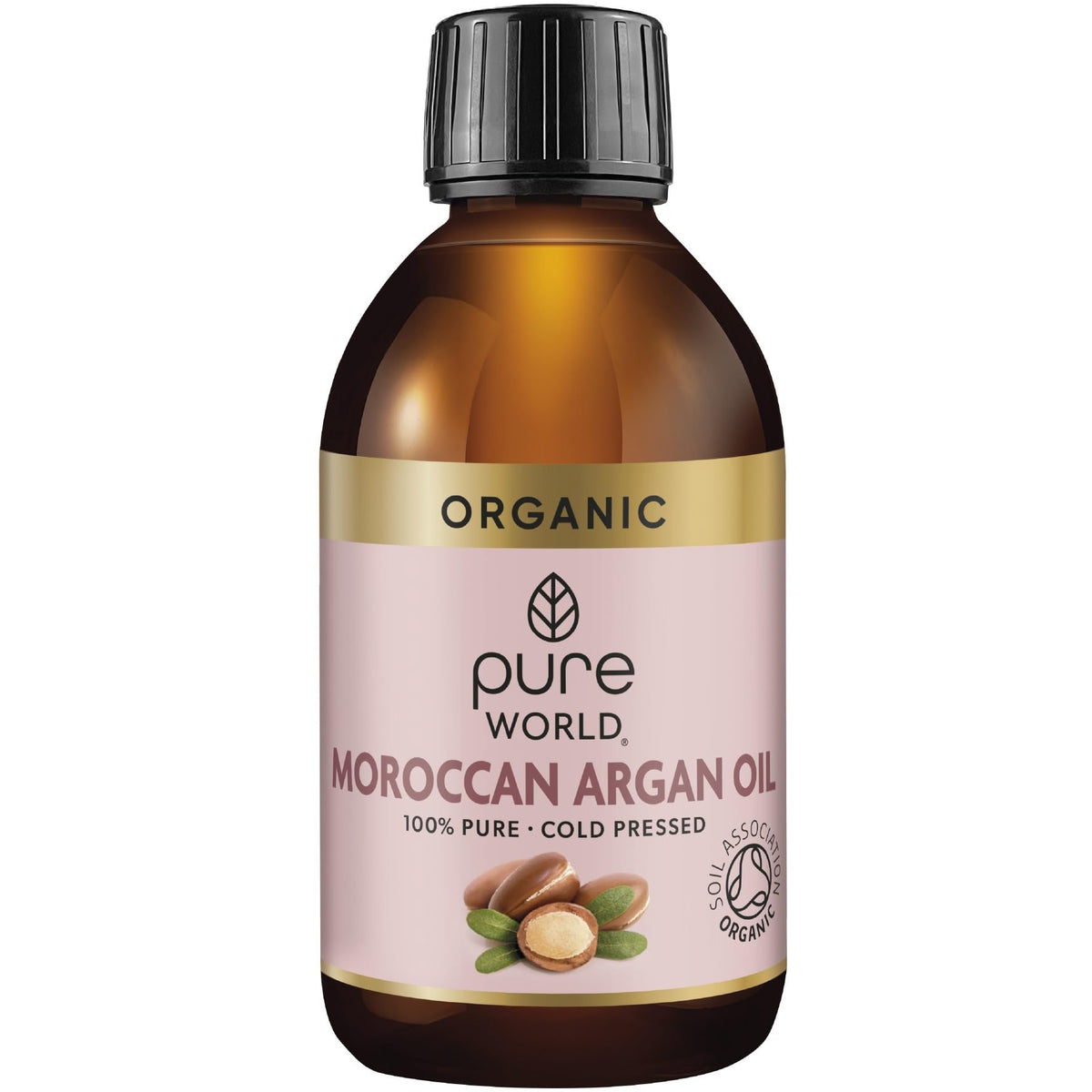 Pure World Natural Castor Oil 250ML Cold & Freshly Pressed 100% Pure and Undiluted Hexane Free Nourish Your Skin and Hair Eyebrows, Nails, Beard, Hair, Eyelash Growth Food Grade