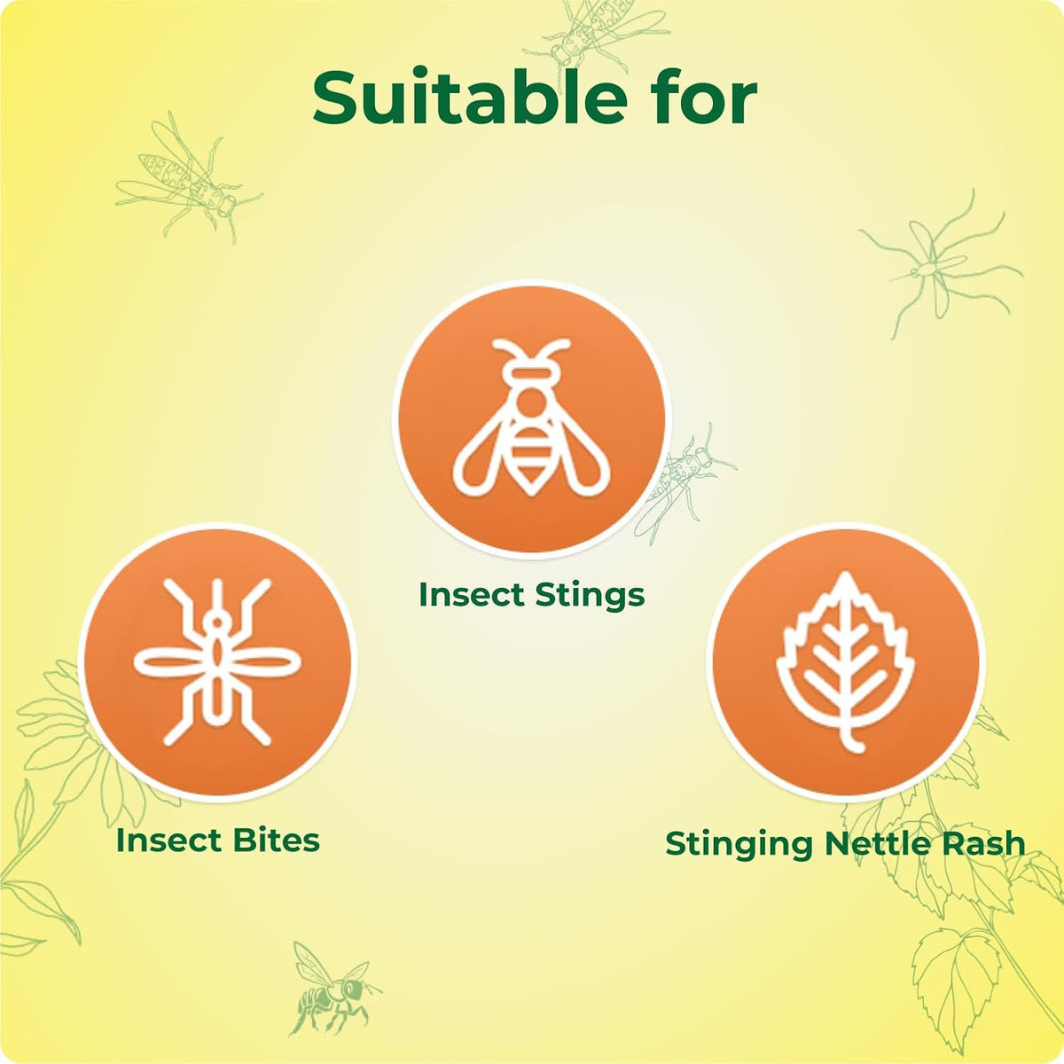 Anthisan Bite & Sting Cream Relief from insect bites, stings & stinging nettle rash, 20 g ( Pack of 1)