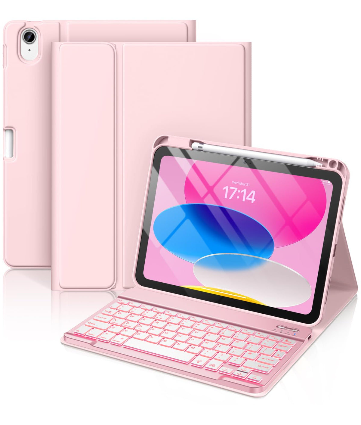 Vobafe Keyboard Case for iPad A16 11th Generation 11 inch/10th Gen 10.9"