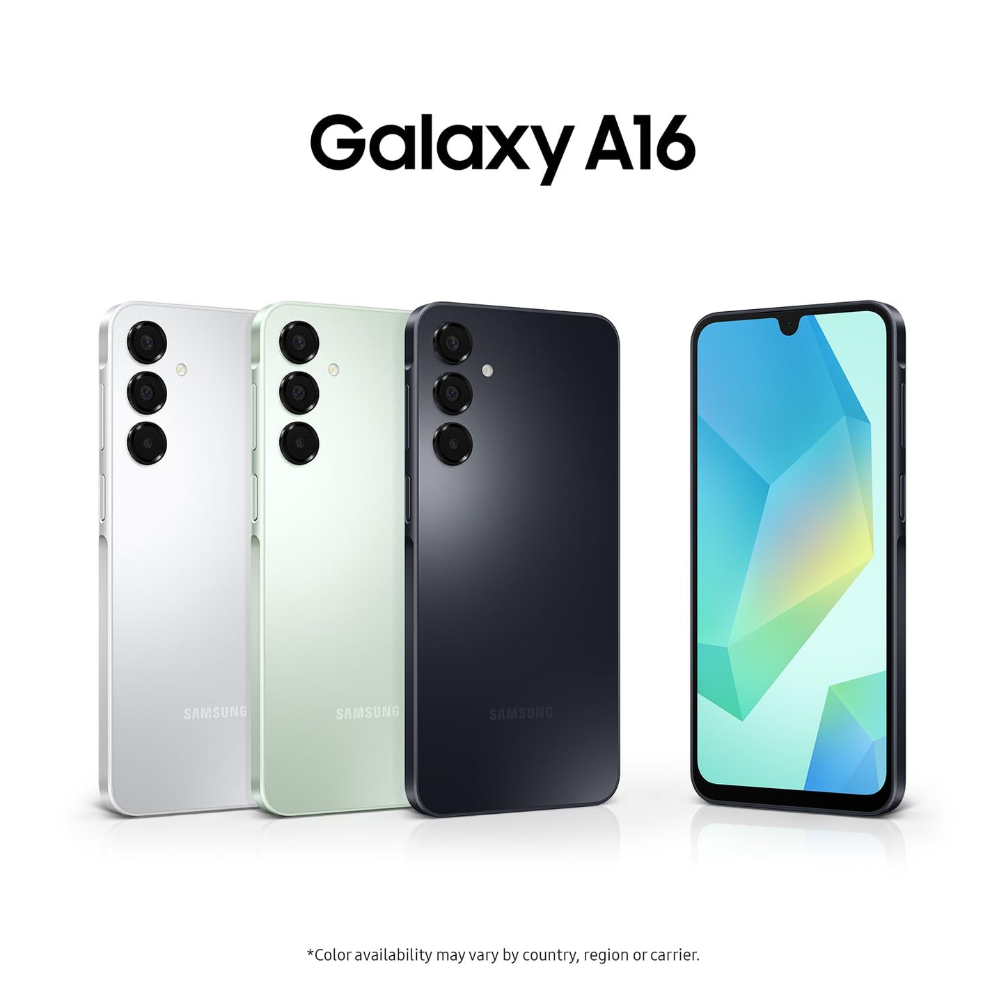 Samsung Galaxy A16 4G Android Smartphone, Super Amoled 6.7" Screen, Multiple Cameras, 128GB Storage, Blue Black, 3 Year Manufacturer Extended Warranty (UK Version)