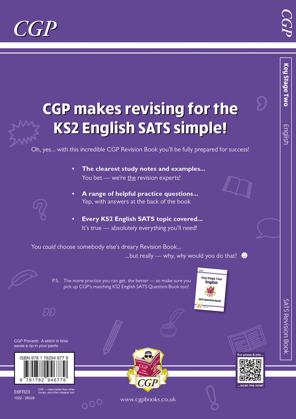 KS2 English Year 6 SATS Revision Book (for the 2027 tests) (CGP SATS English)