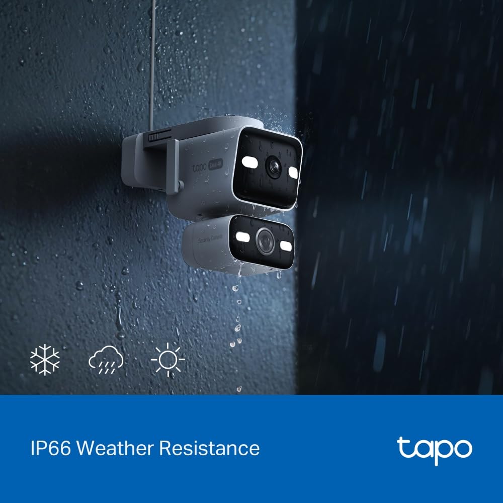 Tapo C216 2K 3MP Pan/Tilt Indoor Outdoor Security Camera Spotlights Camera