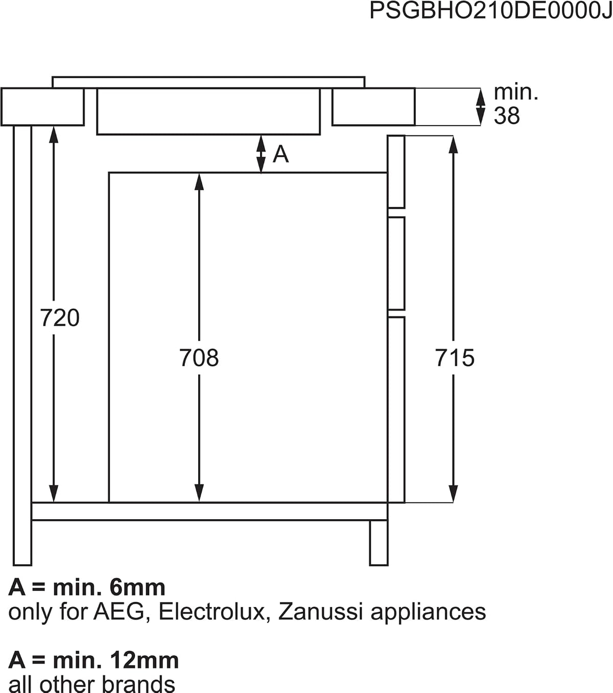 AEG Induction Hob IKB64401FB, 59 cm, 4 Zones