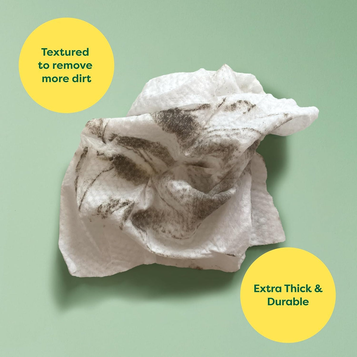 Earth Rated Pet Wipes for Dogs, Hypoallergenic, Cleaning and Hydrating, for Grooming Paws, Body and Bums, Unscented, 100 Count