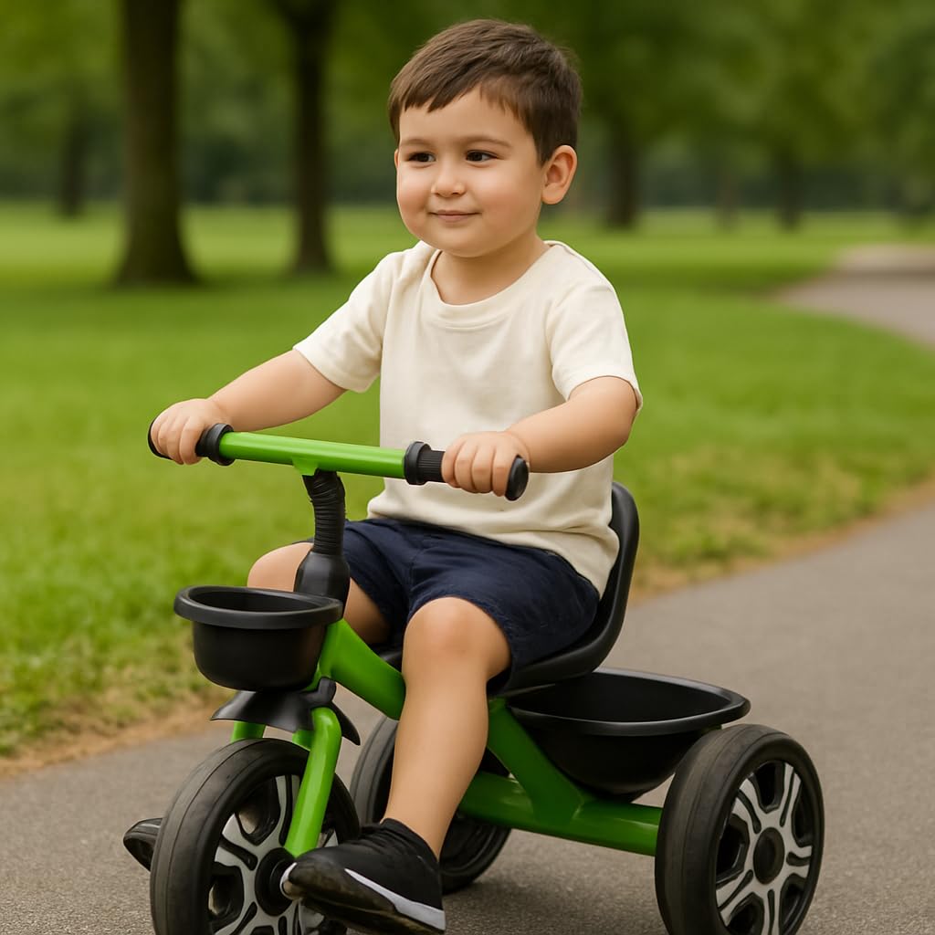 Foryourlittleone Kids Trike Venture Tricycle Baby Push Bike | Age 18 Months to 6 Years | Gift Toddler Tricycles (Green)