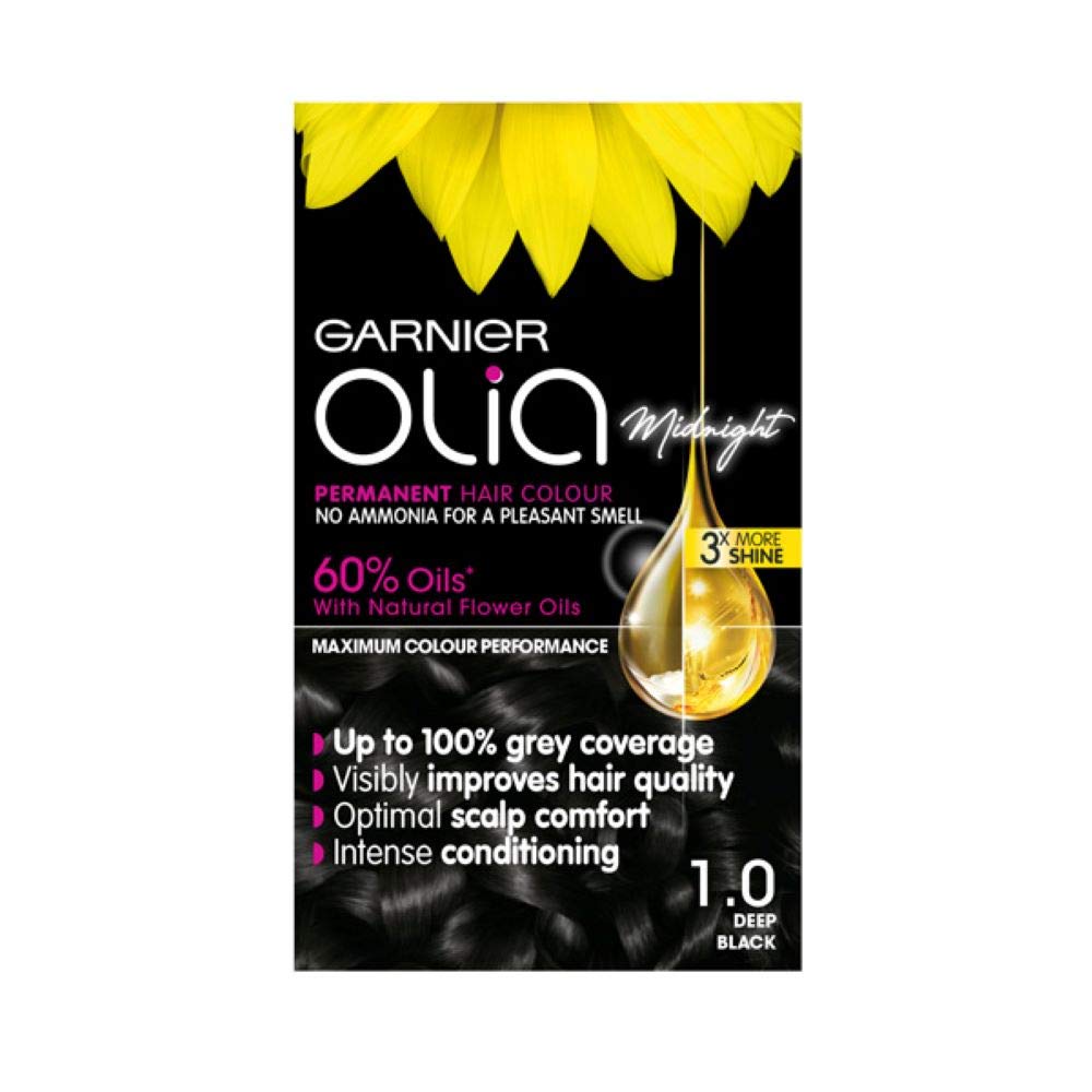 Garnier Olia Luminous Long-Lasting Permanent Hair Colour, 5.0 Brown