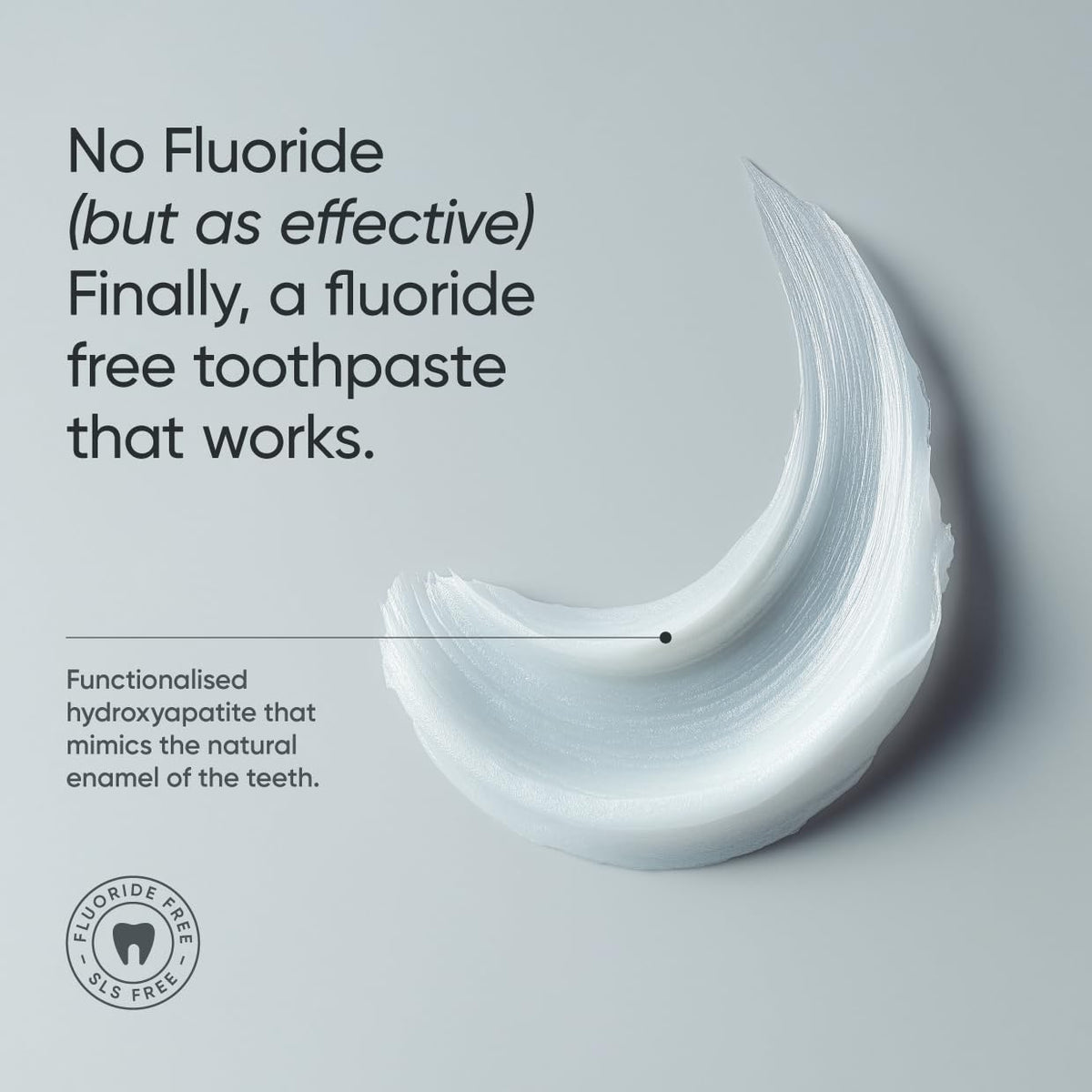 Gutology Mineral Hydroxyapatite Toothpaste, Fluoride Free, 120ml, Wild Mint