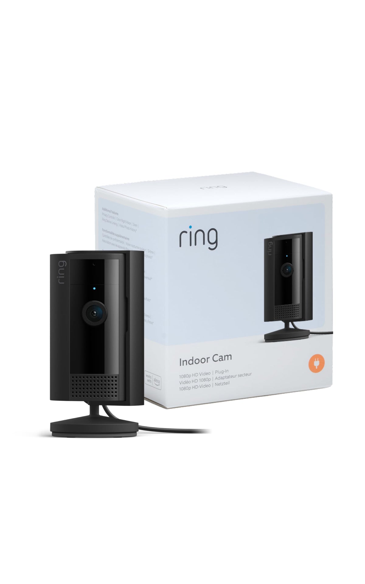 Ring Indoor Camera (2nd Gen) | Plug-In Pet Security Camera | 1080p HD, Two-Way Talk, Wifi, Privacy Cover, DIY | alternative to CCTV system | 30-day free trial of Ring Subscription Plan