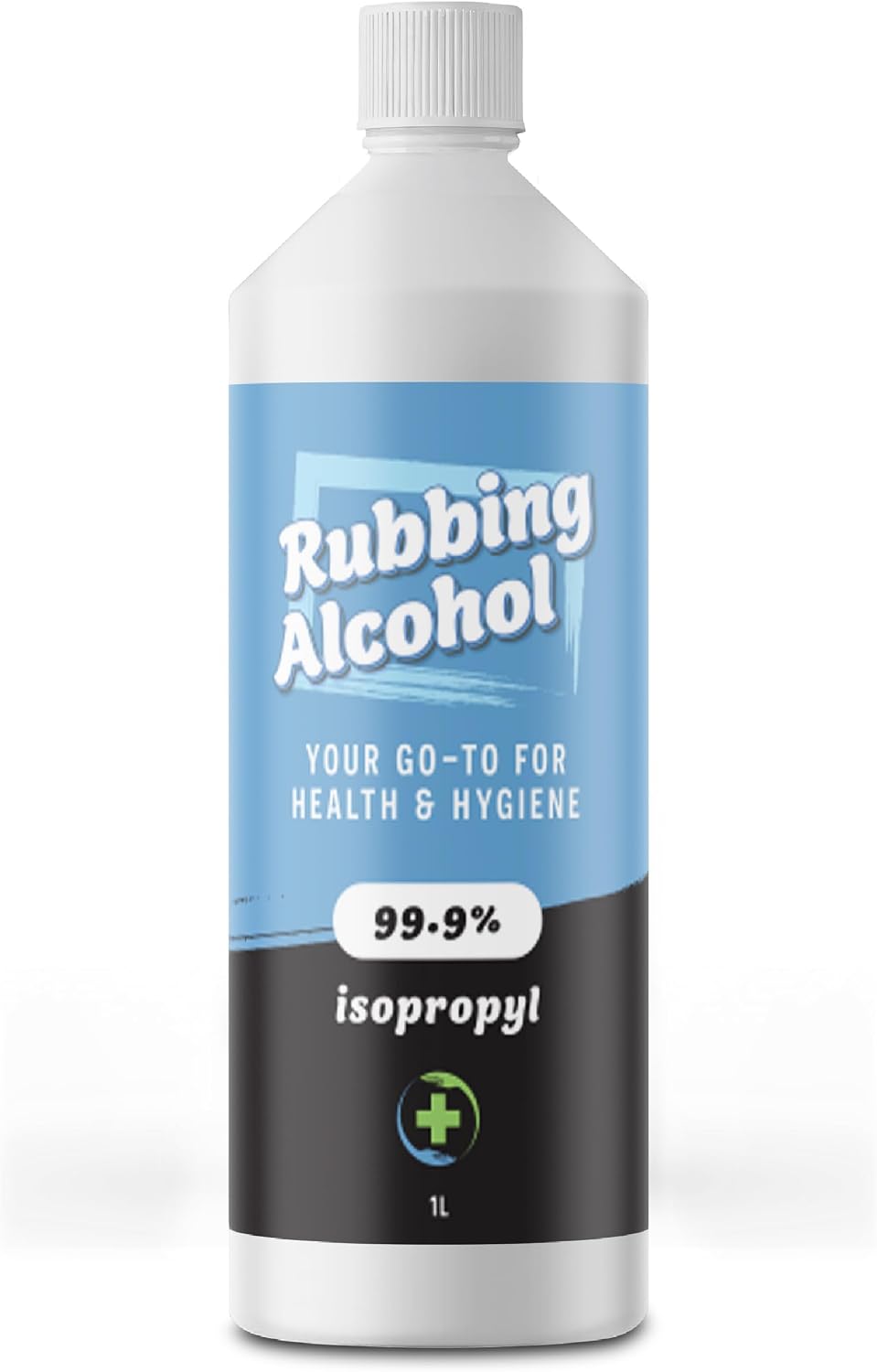 Rubbing Alcohol 1 Litre 99.9% Pure Isopropanol IPA for Cleaning, Disinfecting, Degreaser, Medical Use, Solvent for Electronics, Glass, De-icer, Painting