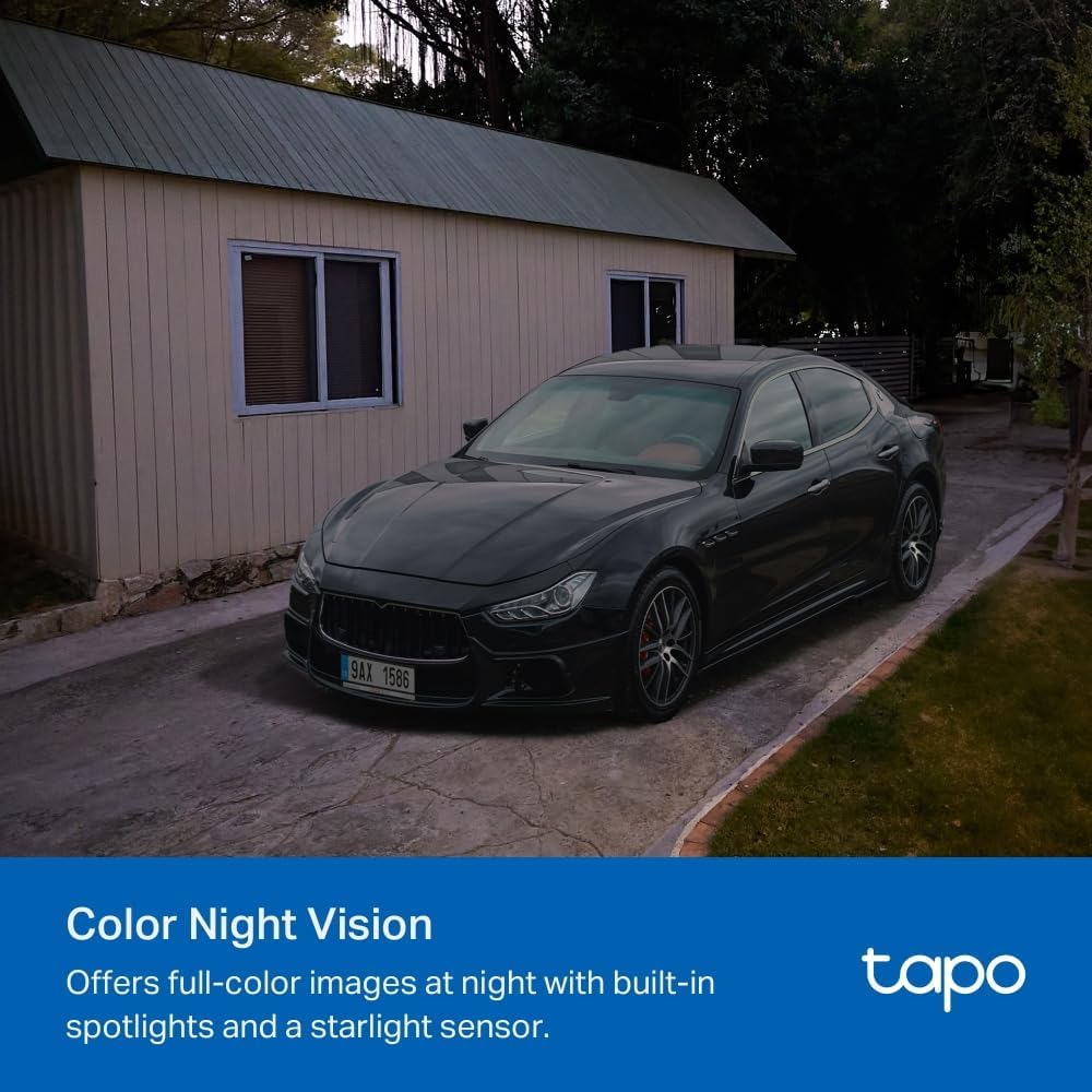 Tapo 2K QHD Wireless Indoor/Outdoor Smart Security Camera